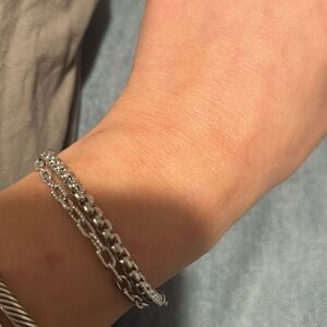 Melinda Maria Sterling box chain bracelet 
Brand new with original packaging